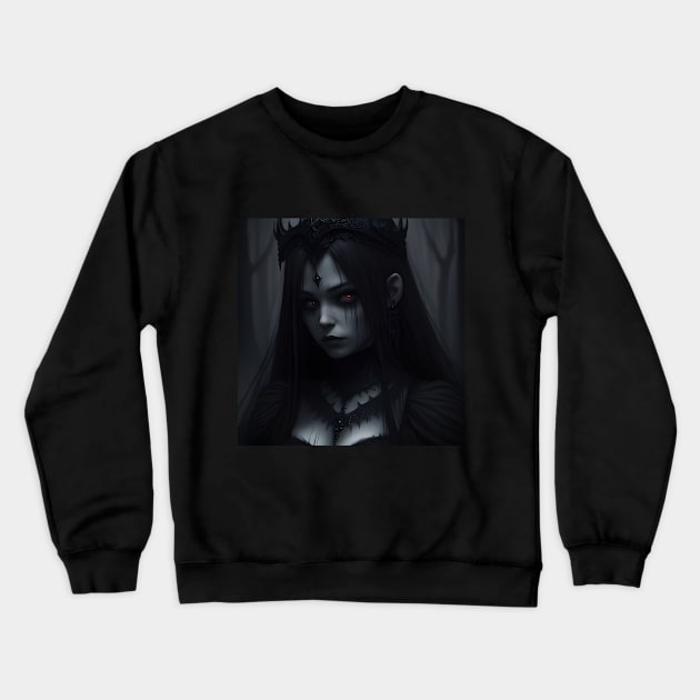 Princess of darkness Crewneck Sweatshirt by Dark Art World